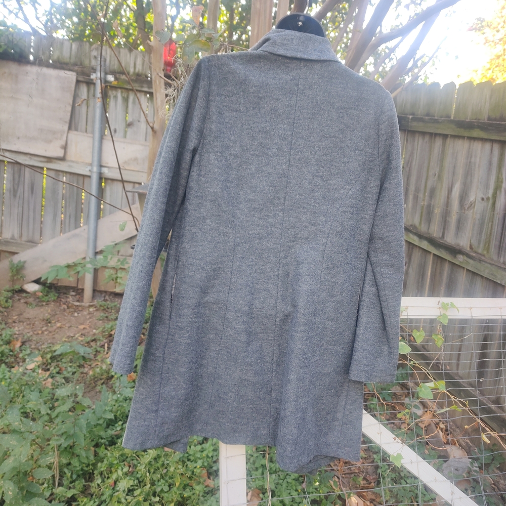 Stylish Gray Waterfall Jacket - image 5